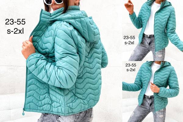 Kurtki damskie cienki Roz S-2XL, 1 Kolor Paczka 5 szt